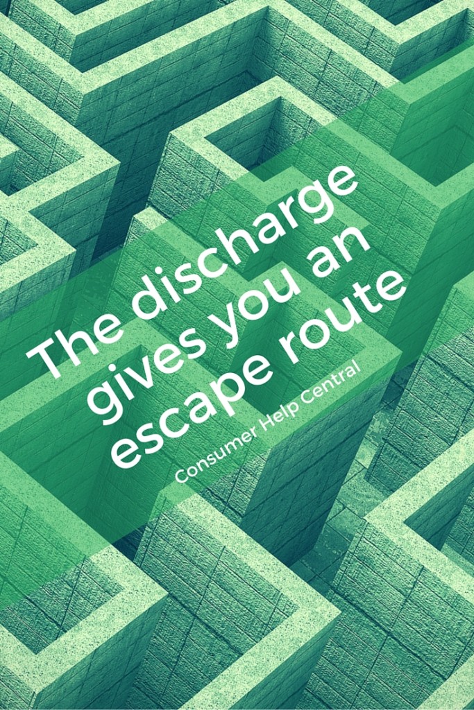 bankruptcy discharge escape route