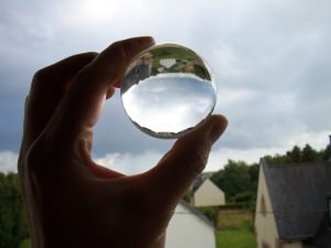 Crystal ball, exterior