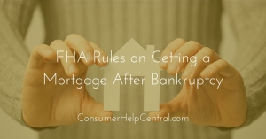 FHA mortgage after bankruptcy