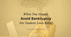 bankruptcy bad for student loans