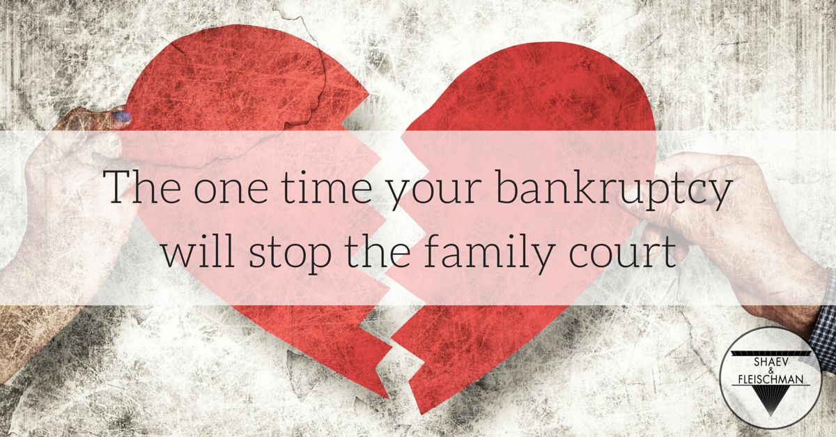 bankruptcy family law exception