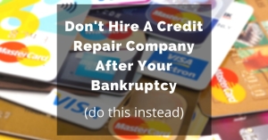 credit repair company bankruptcy scam