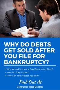 debt sale after bankruptcy pinterest