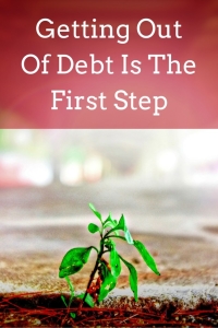 getting out of debt is the start of your journey to financial security