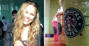 rousey side hustle frappuccino