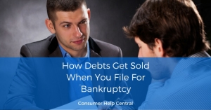 sell debt after bankruptcy