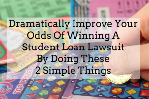 win a student loan lawsuit